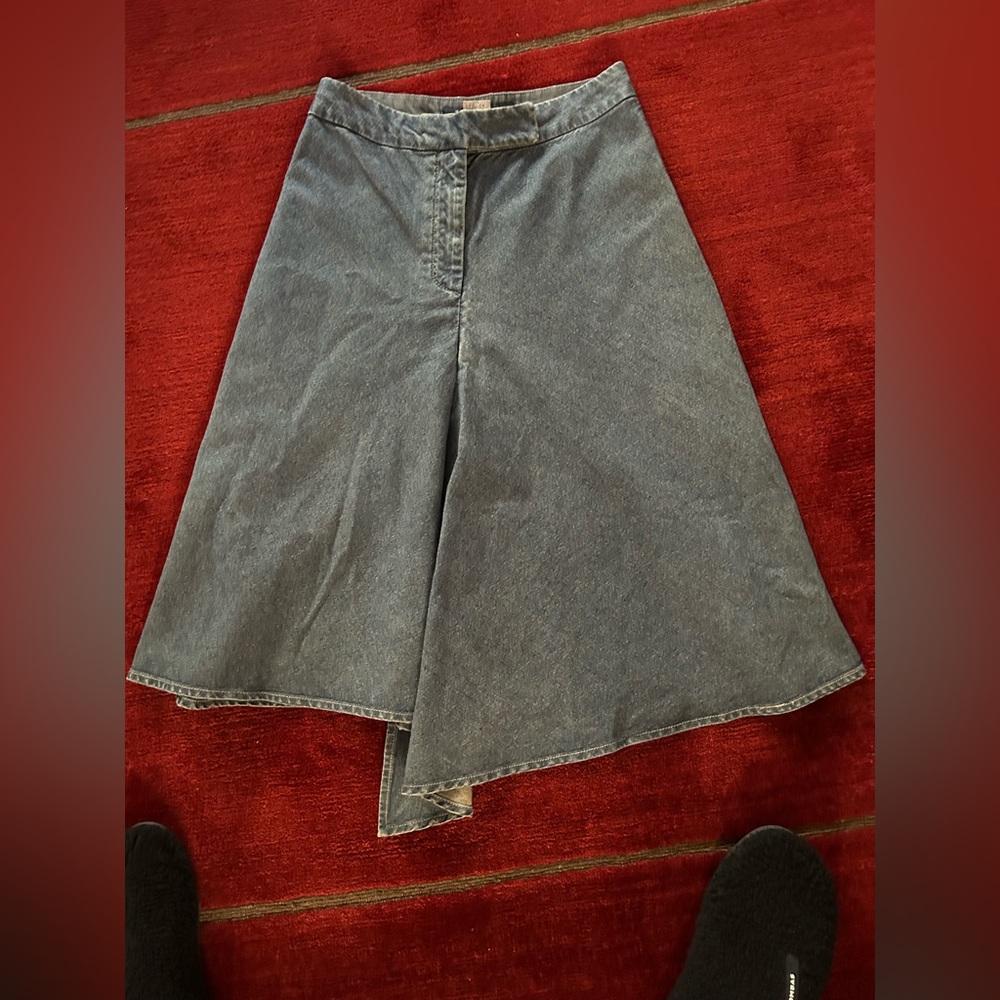 Denim A-Line Skirt